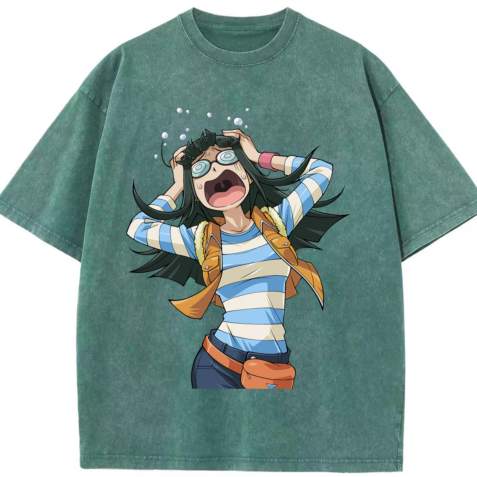 （画像用） 遊☆戯☆王 Yu-Gi-Oh! 綿100% ヴィンテージ風 半袖Tシャツ（フロントプリント）